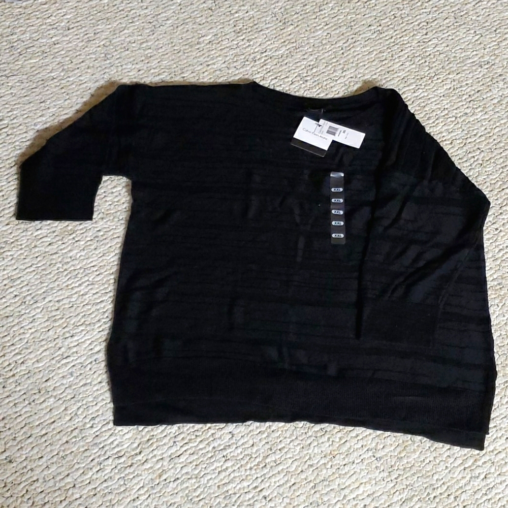 NWT black Calvin Klein sweater